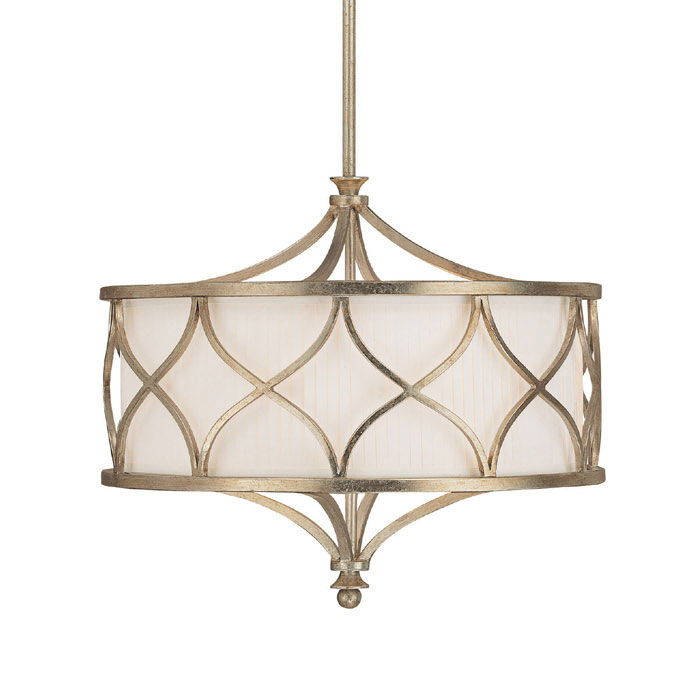 Fifth Avenue Collection 3 Light Pendant in Winter Gold with