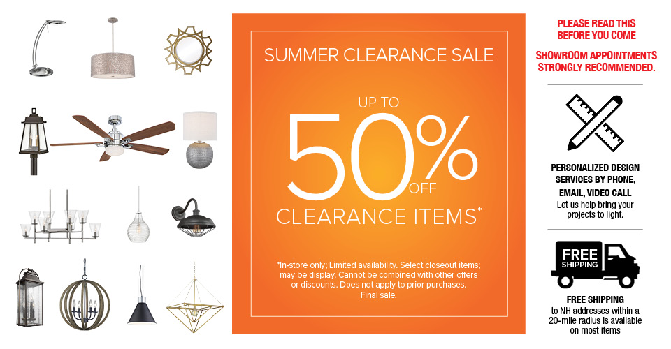 Lighting store Nashua, NH home lighting, lamps, LED bulbs