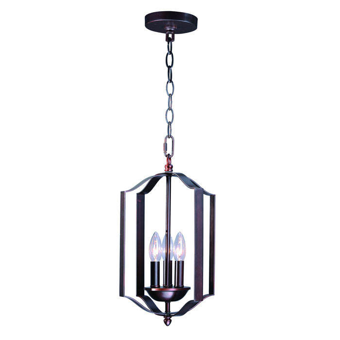 Provident Collection Three Light Chandelier in Oil Rubbed Bronze Maxim 10035OI