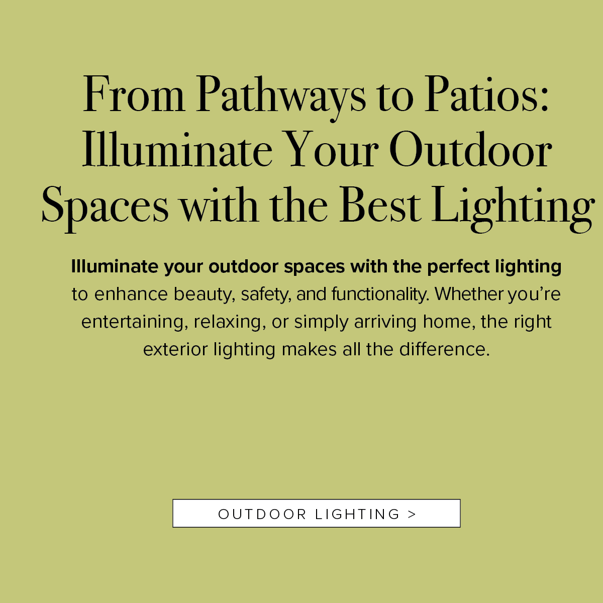 Outdoor Lighting Tips and Techniques