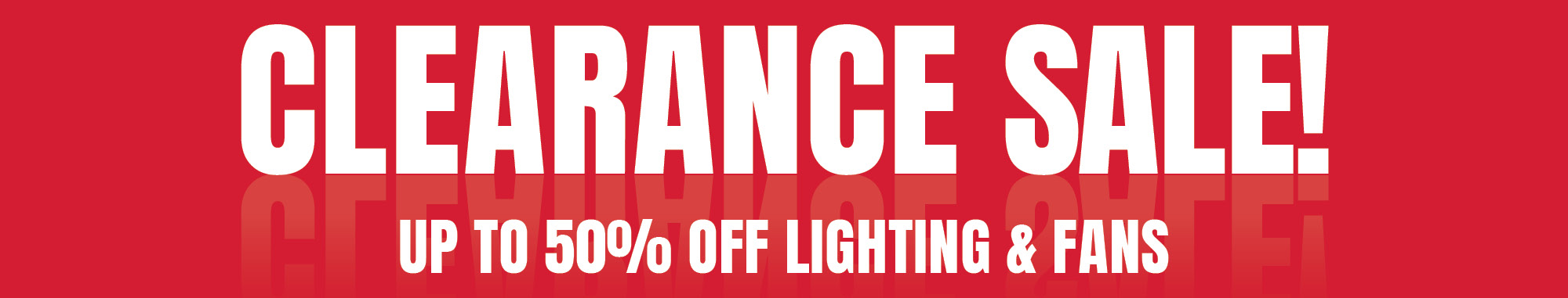 Clearance2 Lighting, decor and fan sale