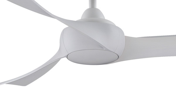 Wrap Custom Collection 44” 3-Blade Ceiling Fan in Matte White with Matte White Blades Fanimation MAD8530MW