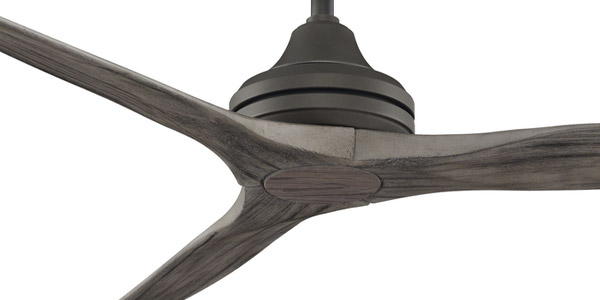 Spitfire Collection* Choice of 48” or 60” 3-Blade Ceiling Fan in Matte Greige with Optional LED Light Kit *Motor only Fanimation MA6721BGR
