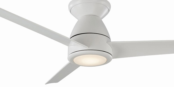 Tip-Top Collection 44” 3-Blade Smart Ceiling Fan in Matte White with Matte White Blades Modern Forms FH-W2004-44L-MW