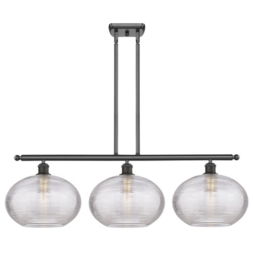 INNOVATIONS_516-3I-BK-G555-12CL Ithaca Collection