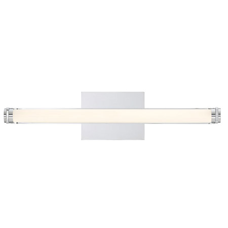 Mola Collection LED Bath Vanity in Chrome with White Diffuser Lib & Co 10136-01