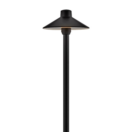 Hardy Island Collection LED Path Light in Satin Black Cast in Solid Brass Hinkley 16055BSK-LL