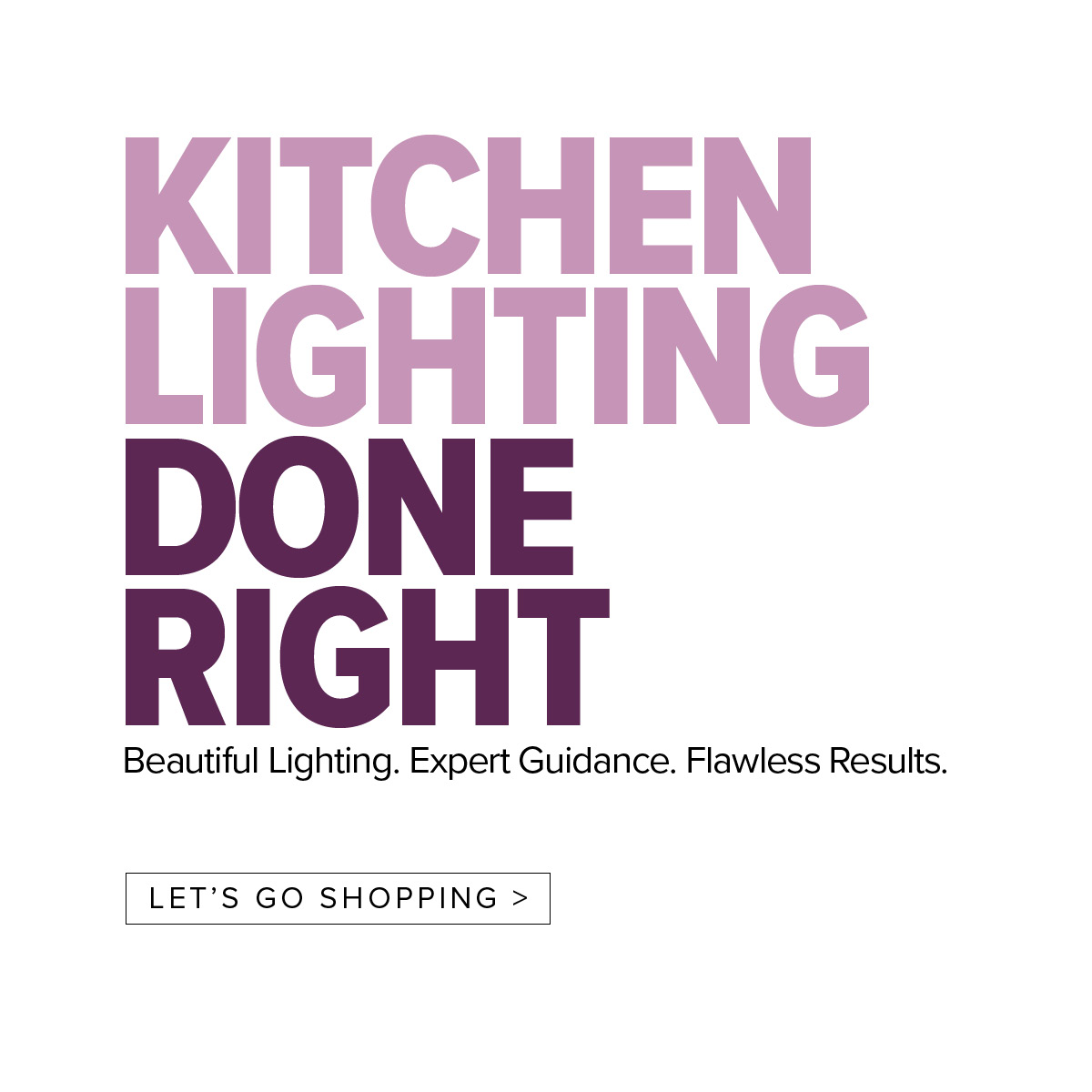 Kitchen lighting done right