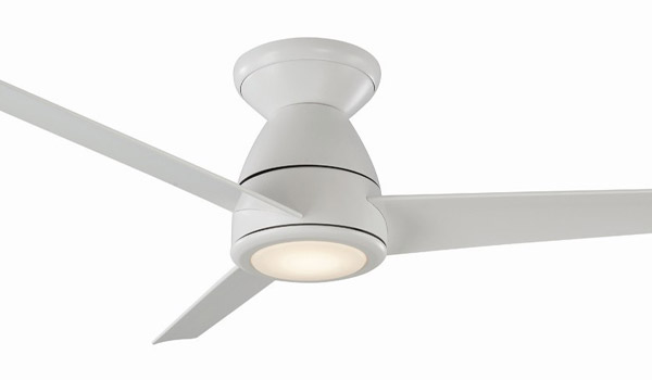 Tip Top Collection 44” 3-Blade Ceiling Fan in Matte White with Matte White Blades and Integrated LED Light Modern Forms FH-W2004-44L-MW